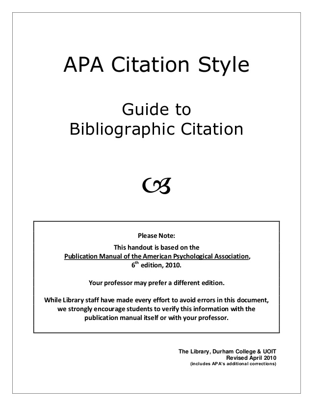 Publication manual apa 6th edition pdf